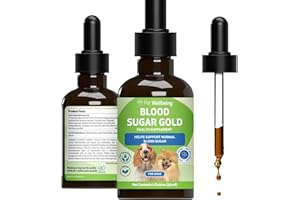 Pet Wellbeing Blood Sugar Gold for Dogs - Healthy Blood Sugar Levels, Pancreas & Liver Function, Devil’s Club, Gymnema, Fenug
