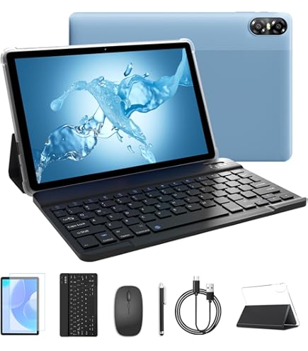 Amazon.com : PEICHENG Tablet with Keyboard and Case, Android