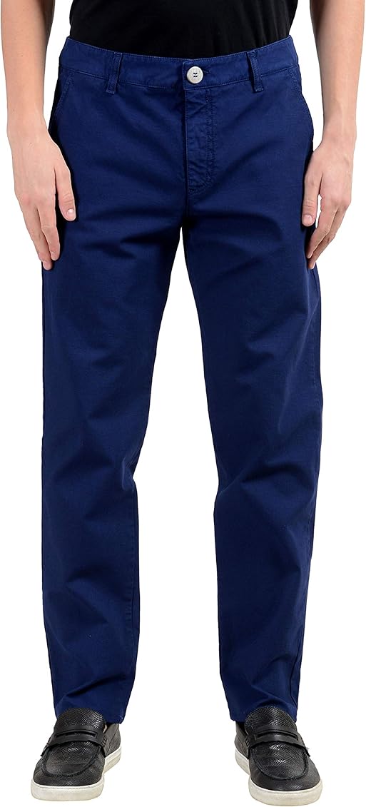 versace blue pants