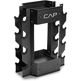 CAP Barbell Dumbbell and Kettlebell Storage Rack - Compact Weight Storage for Home Gym