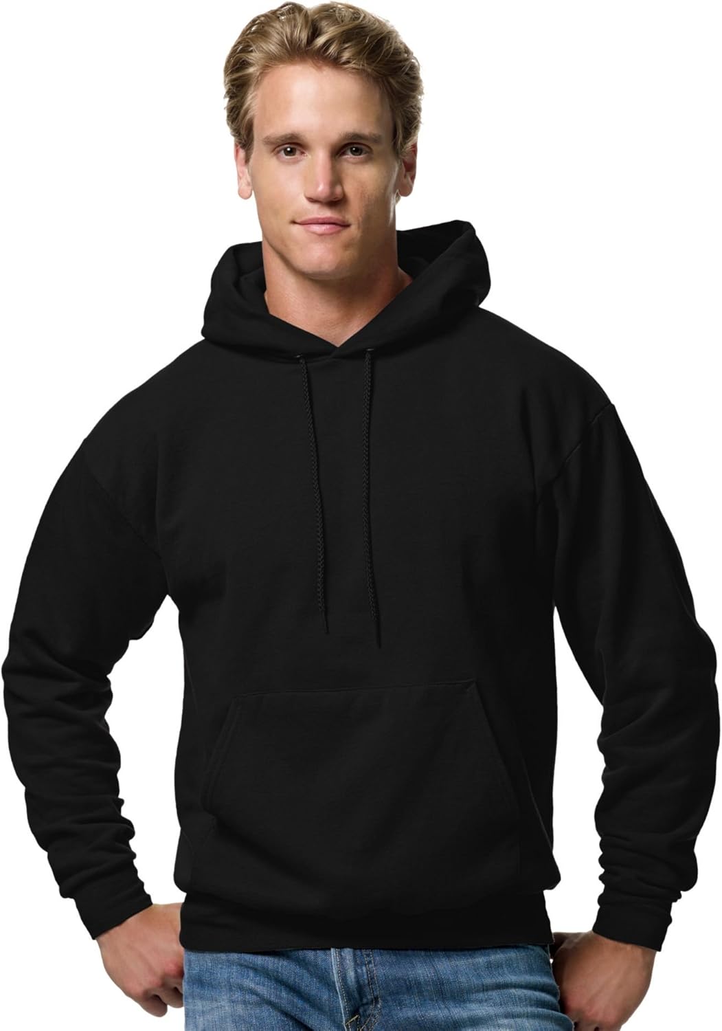 Hanes 7.8 oz. 50/50 Pullover Hood (P170) at  Men’s Clothing store