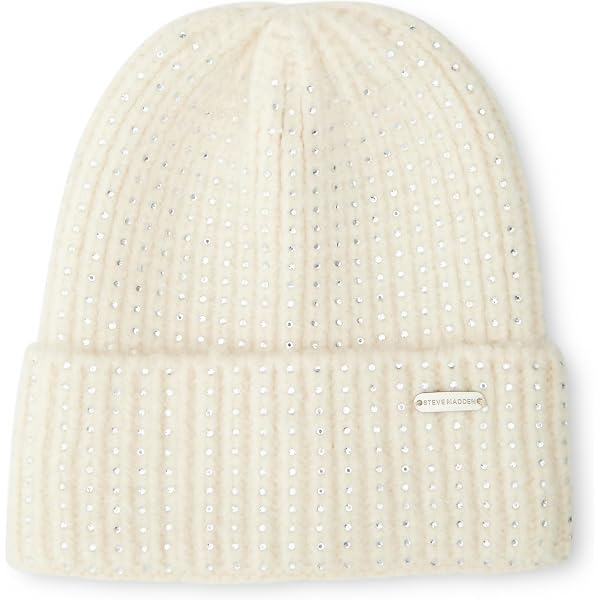 Nuevo Gorro de Punto Elástico para Mujer, con Remach Decorativos Nuevo Gorro de Punto Elástico para Mujer, con Remach Decorativos