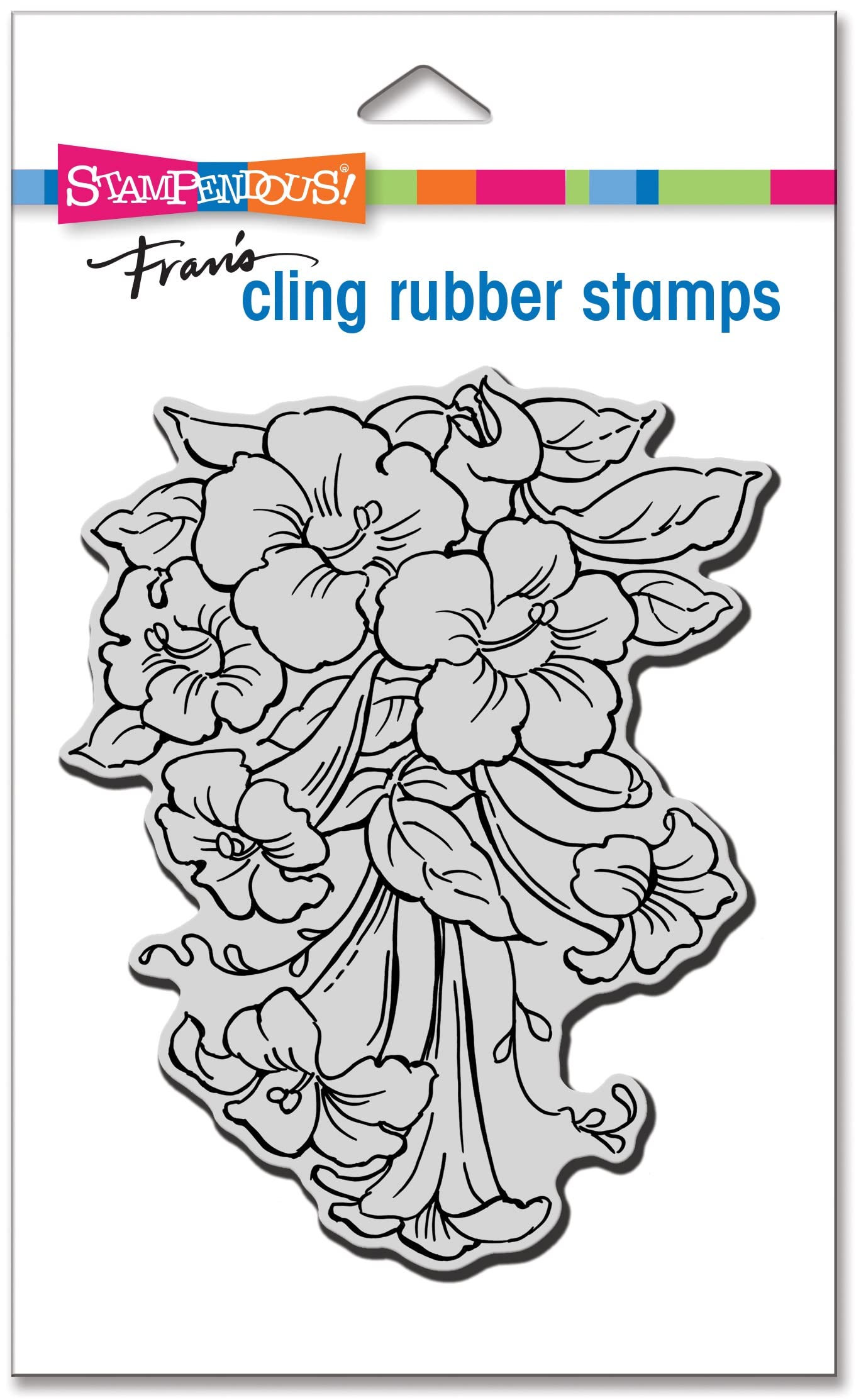 Stampendous Cling Trumpet Vine