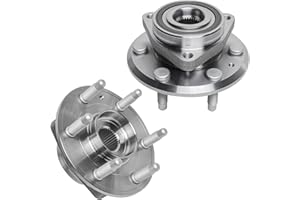 Detroit Axle - 2 Wheel Bearing Hubs for Chevy Traverse GMC Acadia Buick Enclave Saturn Outlook (ABS Models), Replacement Fron