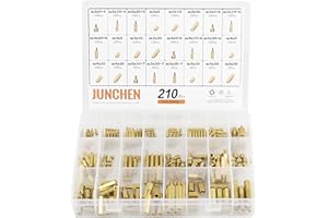 210pcs Brass Hex Standoff Male Female PCB Motherboard M2 M3 M4 M5 Asosrtment Kit
