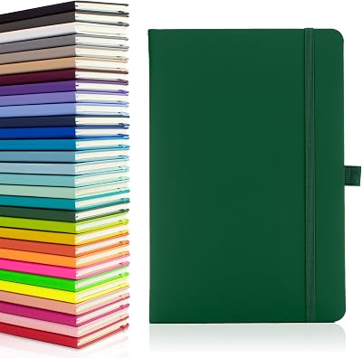 Notes London Eco A5 Notebook with Lined Pages - Medium Hardback
