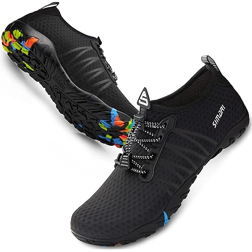 SIMARI Water Shoes Mens Womens Sports Quick Dry Barefoot Diving Swim Surf Aqua Walking Beach Yoga