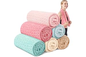 SOOWASH Microfiber Gym Towels for Showering Working Out Quick Dry Negative ions Different Sizes Lightweight Gym Towel for Men Women Tennis Sports Towels for Body Hot Yoga