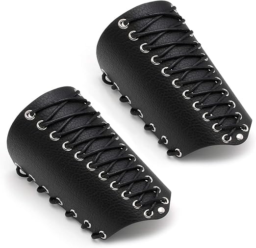 Amazon Com Milakoo 2 Pcs Mens Leather Wide Cuff Wrap Gauntlet