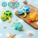 Pinenuts Bath Toys Ducks Turtles 4 Pcs Wind-Up No Batteries view 4
