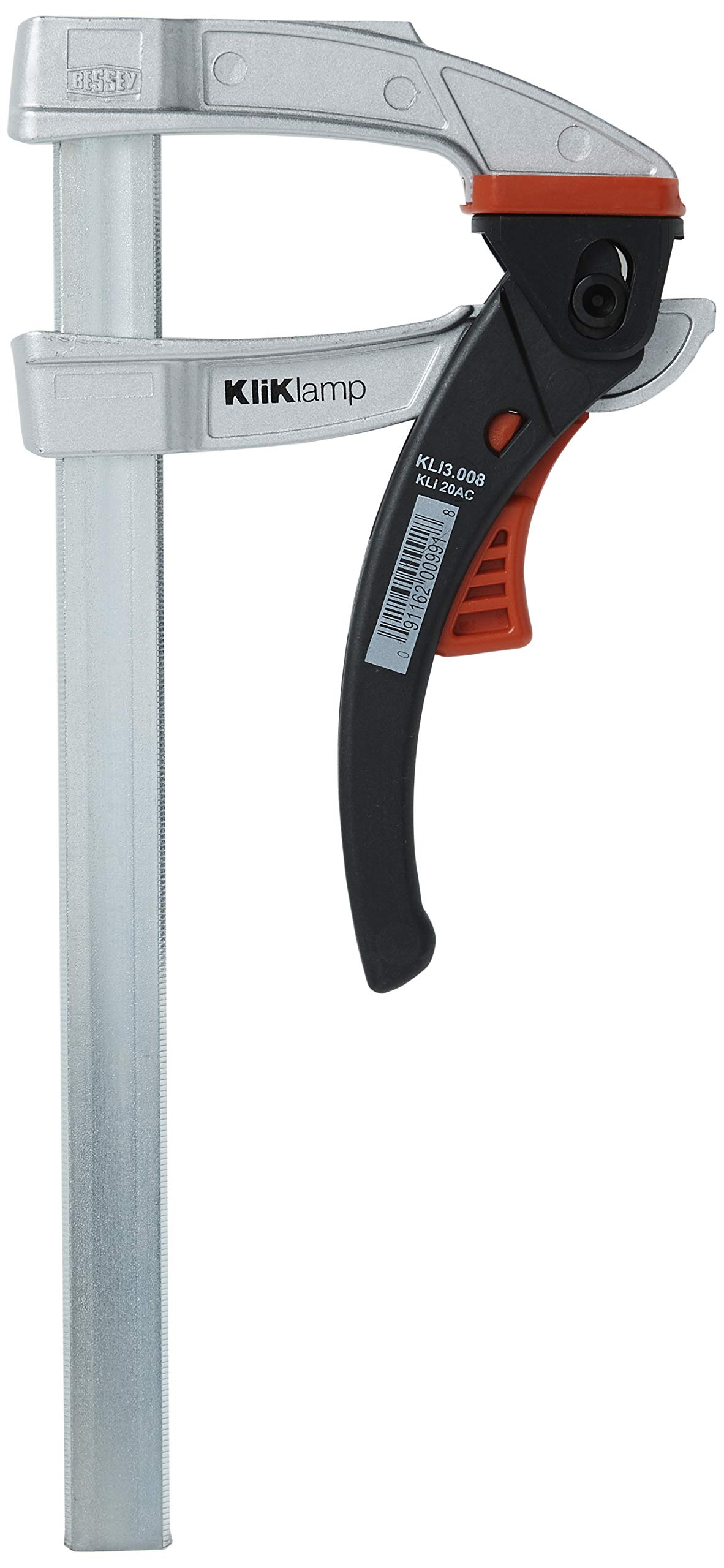 BESSEY Rapid Action Lever Clamp - 12-Inch -LC12 - Fast Action, Heavy Duty Clamps for Welding and Woodworking. Vibration Resistant - Professional Grade for DIY and Home Improvement