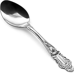 DecorRack Tea Spoons, Stainless Steel 5.5-Inch, (Set of 12)