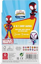 Shuffle Cartamundi Spidey 4 in 1 Card Game for Kids Ages 4+ Multicolor view 2