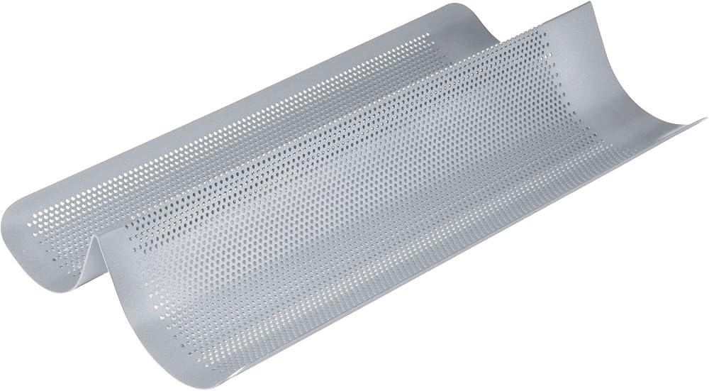Chicago Metallic Commercial II Aluminium Non-Stick Perforated French Bread Pan