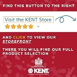 KENT Handmade Fine Tooth Pocket Comb 11.2cm Leather Tab Case Styling view 8