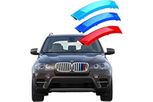 VaisbyTown Automotive Grill Inserts for BMW X5 E70 2007-2013 and X6 E71 2008-2012 (7 Grilles), Front Grille Accessories