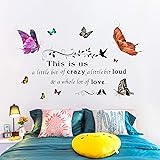 Amaonm Inspirational Motto Wall Sticker DIY Quotes
