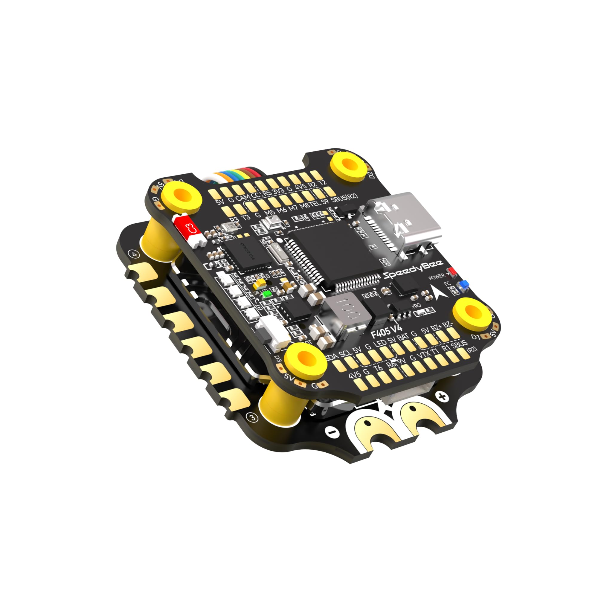 Photo 1 of SpeedyBee F405 V4 60A Flight Controller Stack: 30x30 Stack with 4in1 60A ESC Board,Wireless Betaflight Configuration,Blackbox,Barometer for FPV