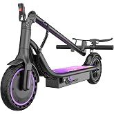 VOLPAM Electric Scooter, 350W/500W Motor, 21/28/40 Miles Long Range | 19 MPH Max Speed, 8.5"/10'' Solid Tire, Lightweight EScooter with Dual Brakes &amp; Lights, APP