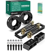 YHTAUTO 3 Inch Front &amp; 2 Inch Rear Leveling Lift Kit for Ford | Compatible with F-150 2004-2022, RWD | Raise the Front By 3 Inch, the Rear By 2 Inch, w/Hardware Kit, Set of 8