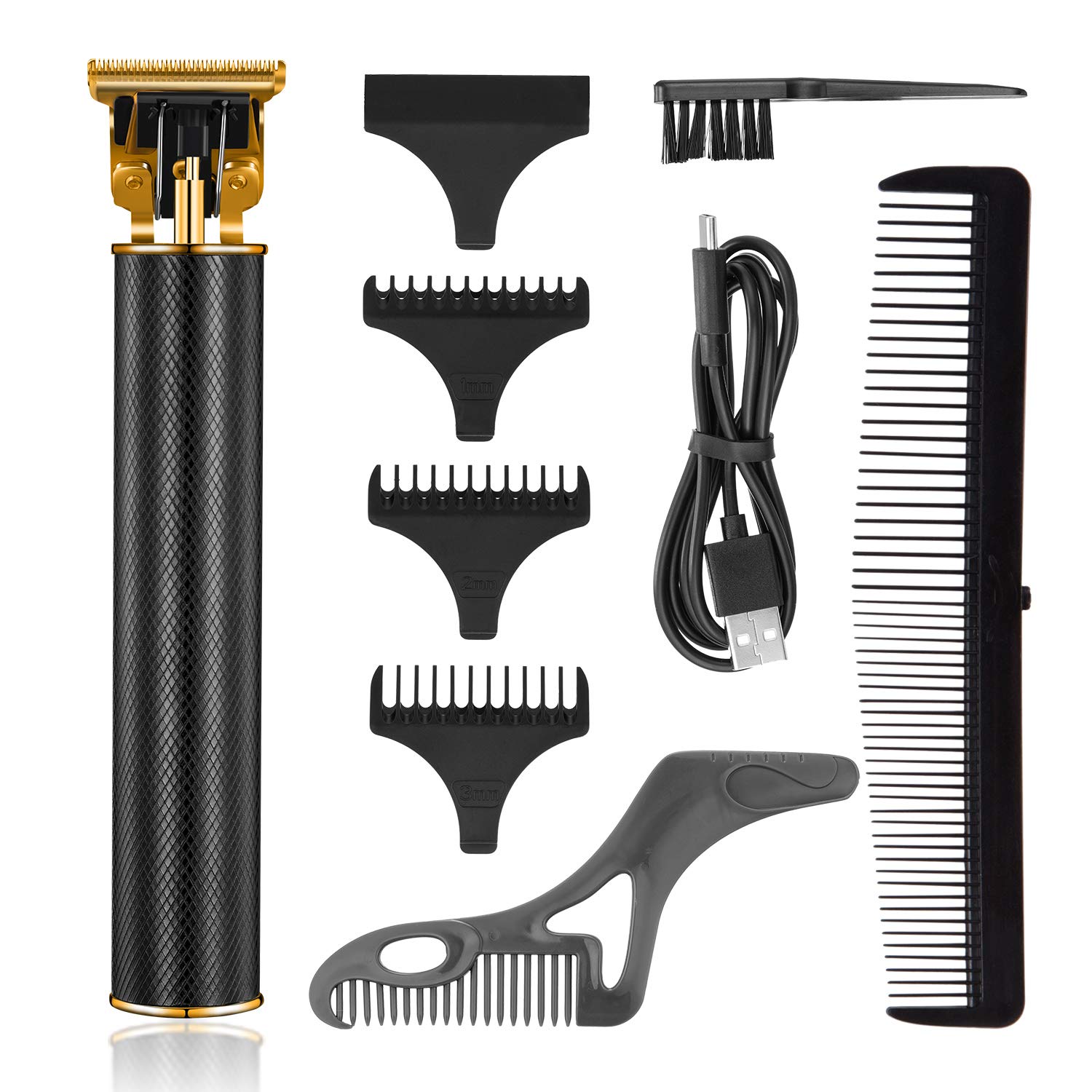 Roziaplus Hair Clippers for Men - Upgrade Professional Electric Pro Li Electric Hair Clippers Barber Kits Zero Gapped - Rechargeable Cordless Hair Trimmer with Guide Combs