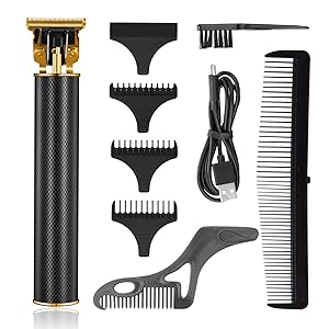Roziaplus Hair Clippers for Men - Upgrade Professional Electric Pro Li Electric Hair Clippers Barber Kits Zero Gapped - Rechargeable Cordless Hair Trimmer with Guide Combs
