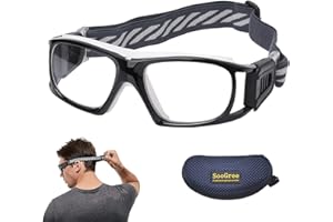 SooGree Sport Glasses for Men Women Basketball Football Sport Goggles Anti Fog Shock Collision Wearable Glasses