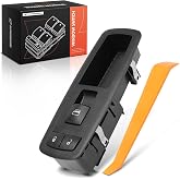 A-Premium Front Right Passenger Side Power Window Switch, No Auto Function | Compatible with Dodge Grand Caravan 2012-2020 &amp; Chrysler Town &amp; Country 2012-2016