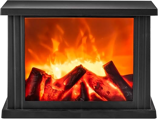 Globrite Fireplace Lamp Led Flame Effect Log Fire Place Ornaments