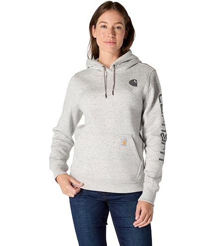 Carhartt Women's Loose Fit Midweight French Terry Henley Sweatshirt, Apple Butter, X-Small: Clothing, Shoes & Jewelry