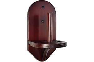 BILLIARDS XPRESS Pool Hand Chalk Holder - Elegant Cone Chalk Holder - Extra-Sturdy Pool Chalk Holder - Wall Mounted Pool Table Chalk Holder with Beveled Edge and Hardware - Pool Table Accessories