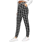 SweatyRocks Women's Casual Dress Pants Stretchy High Waisted Skinny Work Office Leggings