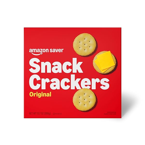 AMAZON SAVER, ORIGINAL SNACK CRACKERS, 13.7 OZ