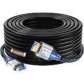 Zazalon 4K HDMI Cable 75 FT (HDMI 1.4,10Gbps,4K@30HZ) High Speed Extra-Long Cord, Ethernet Audio Return, Video 4K, 2K 1080p 3