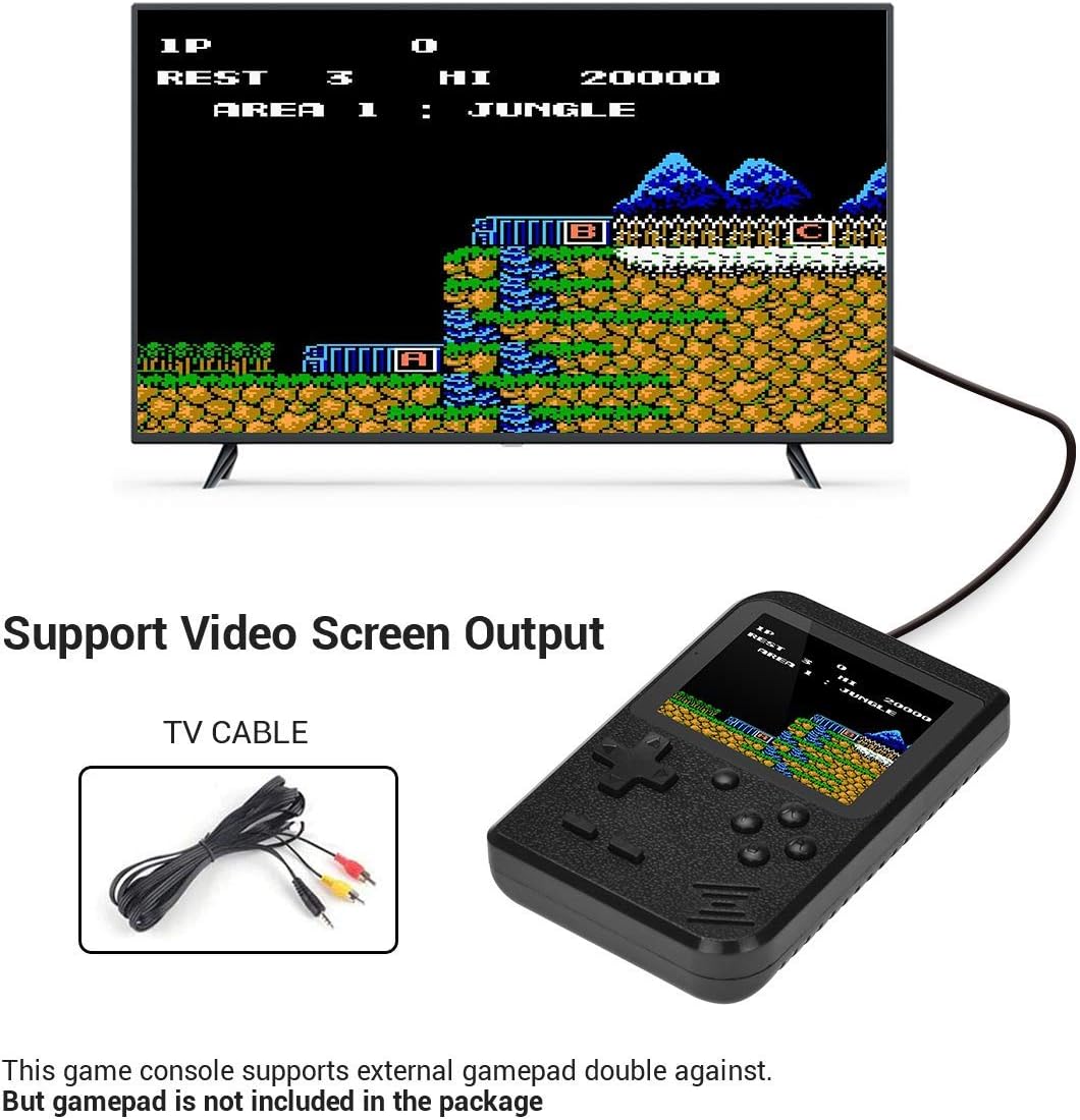TAPDRA Handheld Game Machine, Retro Game with 400 Classic Games 3.0 inch Screen Portable Game Controller, Good Gifts for Kids, Xmas Gift: Toys & Games