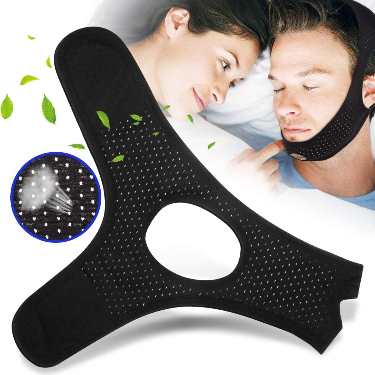 Atrilly Anti Snoring Chin Straps, Anti Snoring Devices, Stop Snoring Solution Snore Reduction Sleep Aids, Snore Stopper Relief Chin Straps for Men Women Snoring Sleeping Mouth Breather: Health & Personal Care
