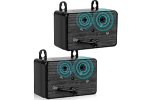 WLCELITE Anti Barking Devices, 2 Pack Dog Control Barking Devices with 4 Adjustable Modes, 50FT Waterproof Dog Bark Deterrent Bark Control Devices Stop Dog from Barking, Dog Silencer for Indoor & Outdoor Use