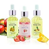 Yoni Oil for Women, 100% Natural Feminine Oil Intimate Deodorant for Women | Eliminates Odor and Ph Balanced, 3 Packs Feminine Serum Made with Pure Natural Essential Oils (1 fl oz/30 ml)