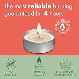Bolsius D-Light Tea Lights 75 Pack White Wax 4 Hour Burn Time view 2