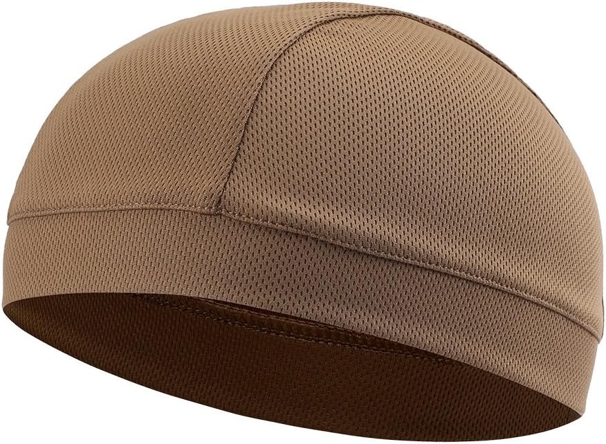 TofernSkull Cap Microfiber Helmet Liner Moisture Absorbing Bandana Beanie Hat Elastic for Outdoor Cycling Running Sport Motorcycle