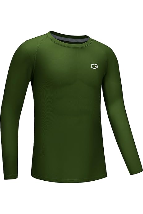DEVOROPA Youth Boys Compression Thermal Shirt Long Sleeve Fleece