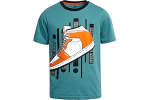 Pro Athlete Boys T Shirts - Soft Cotton Blend Short Sleeve Graphic Tees for Athleisure - Casual Boys Athletic Shirts (8-16)