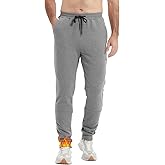 Idtswch 34/36/38/40 Long Inseam Mens Tall Sweatpants Fleece-Line Extra Long Joggers Pant with Zip Pockets