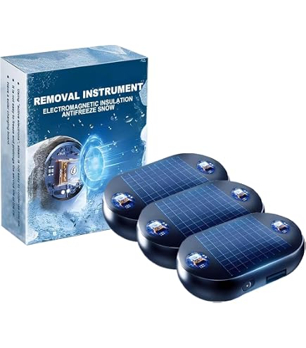 Déneigeur électromagnétique Pour Voiture - Dispositif Anti-gel à Micro-ondes, Alimentation Solaire, Noir Avec Parfum