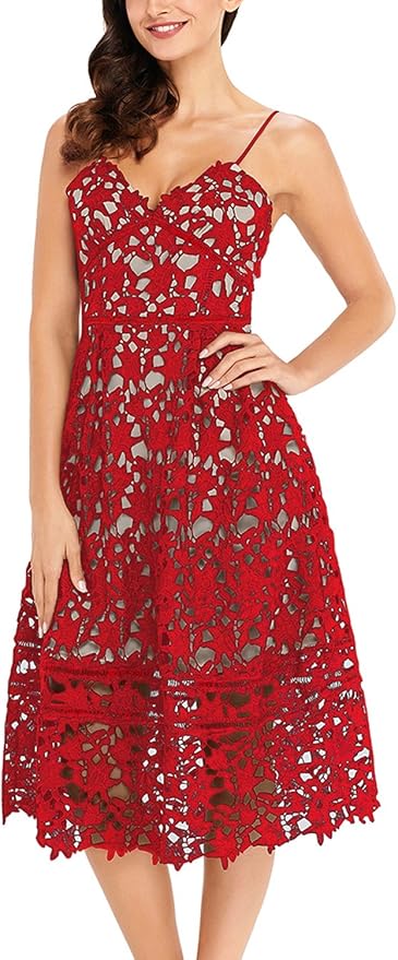 in lace of emergency midi dress