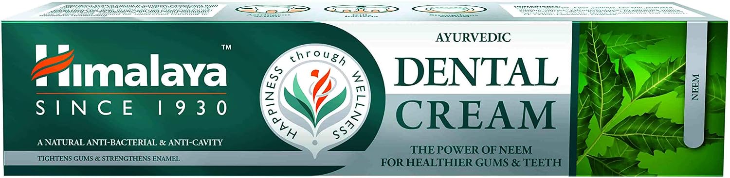 Himalaya Neem Dental Cream with Neem Freshens Breath and Gives Healthy and Strong Gums- 100g, Color04, 100 g (Pack of 1) - Image 3