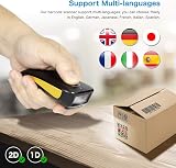 NETUM C750 Bluetooth 2.4G Wireless Mini Barcode Scanner 1D 2D QR USB view 8