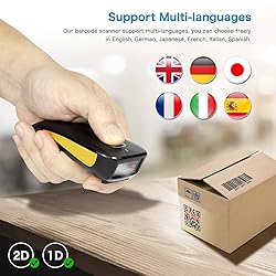 NETUM QR Code Scanner, Mini Barcode Scanner