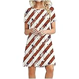 MoKFE Independence Day T Shirt Dress for