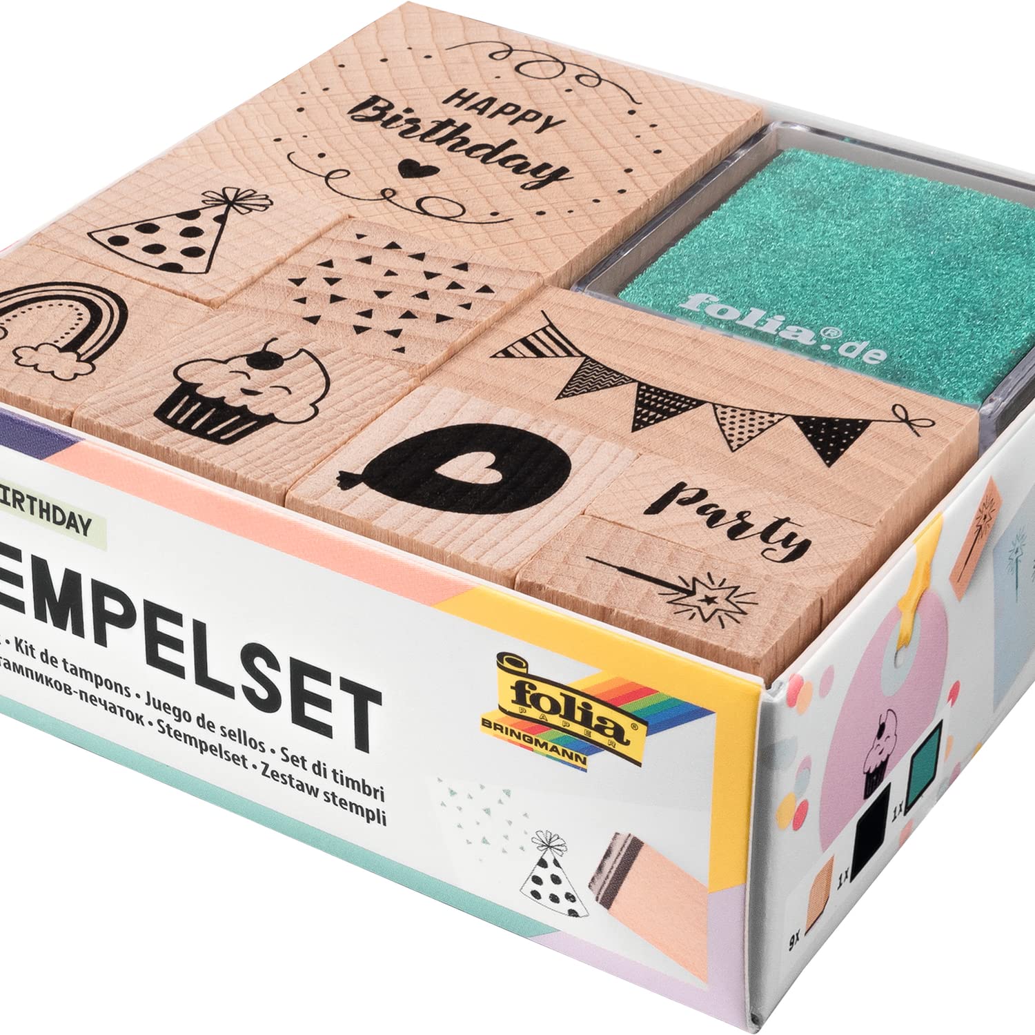 folia 31104 Wooden Stamp Set